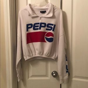 NWOT cropped PEPSI sweatshirt